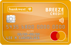 Product Image For Bankwest - Breeze Classic Mastercard
